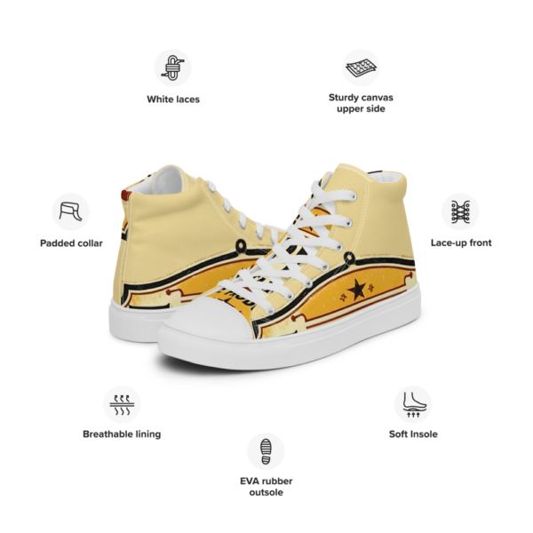 Men's High Top Canvas Shoes - Image 55