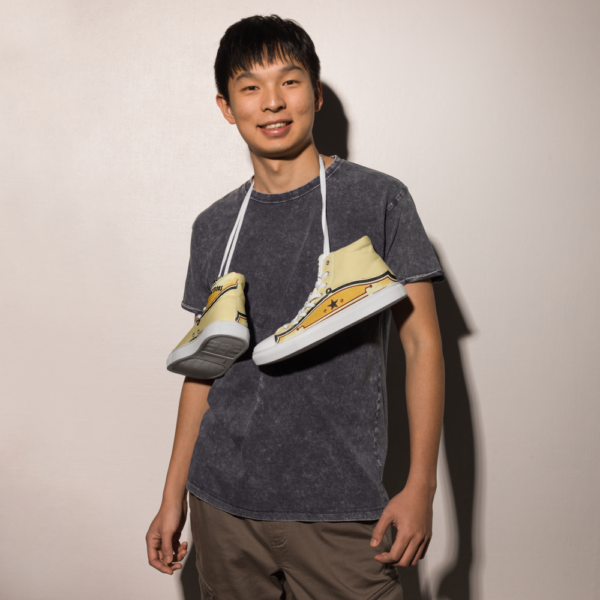 Men's High Top Canvas Shoes - Image 79