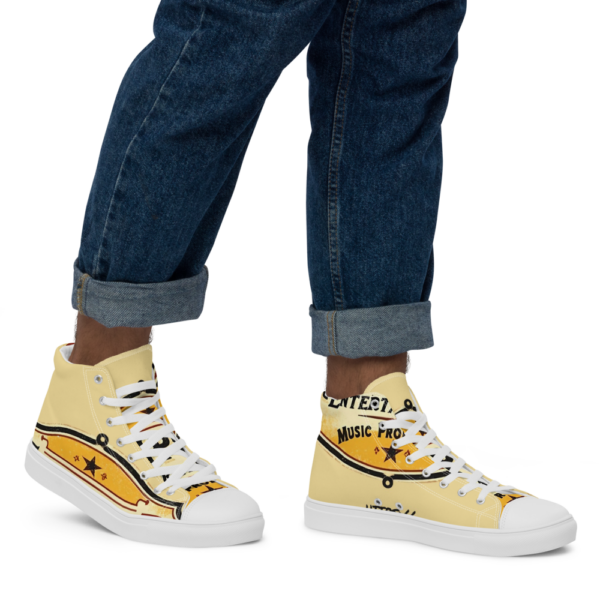 Men's High Top Canvas Shoes - Image 136