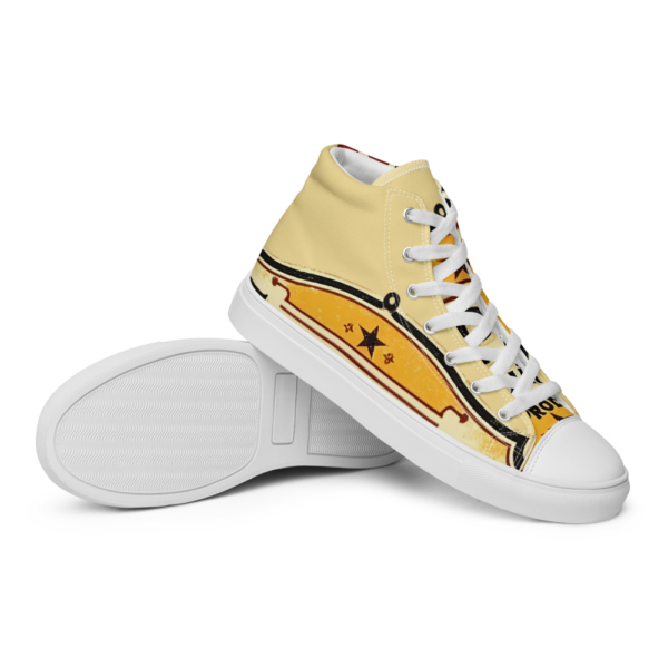 Men's High Top Canvas Shoes - Image 146