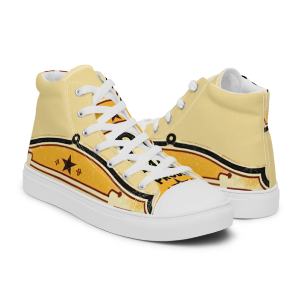 Men's High Top Canvas Shoes - Image 155