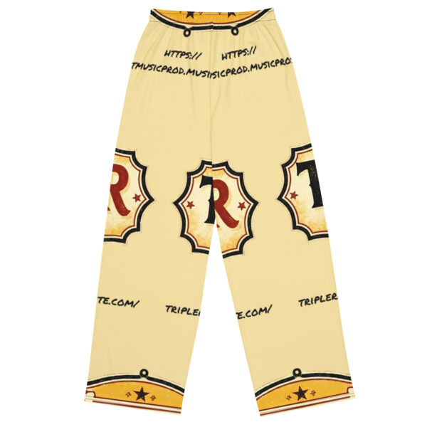 All-over print unisex wide-leg pants - Image 2